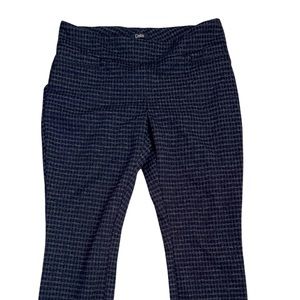 Dalia Black And White Plaid Jeggings Pants Size Large